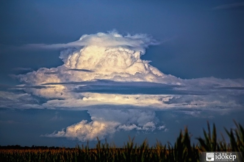 Cumulonimbus pileus velum