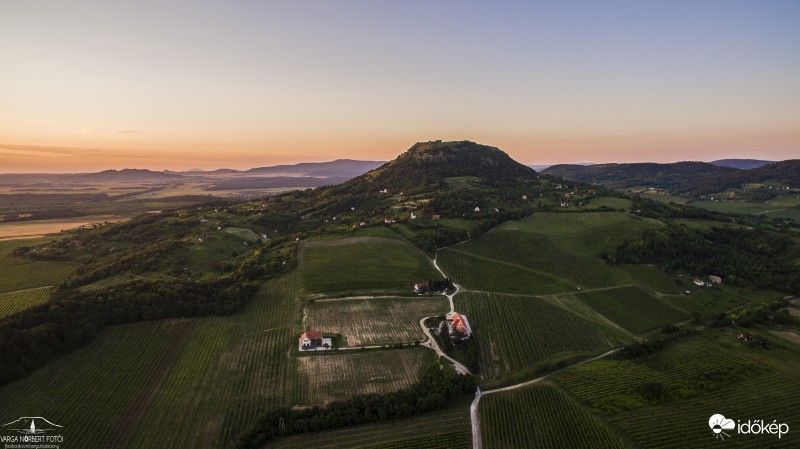 Naplemente a Tapolcai- medencében