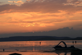 Napnyugta és a Balaton