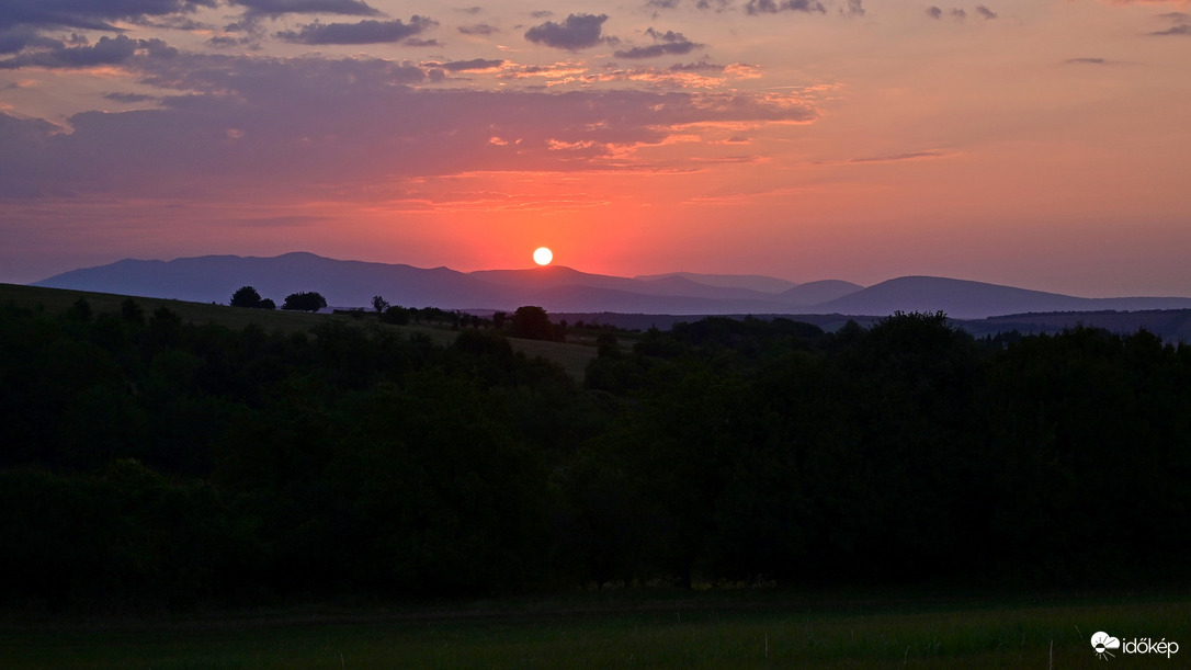 A napkelte hangulata.