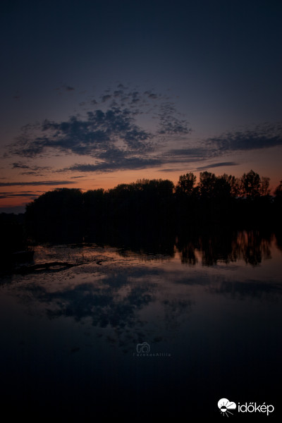 Tisza naplemente.