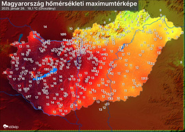 Időjárási grafikonok, térképek