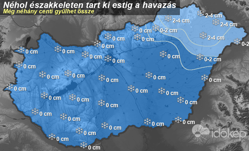 Várható hómennyiség