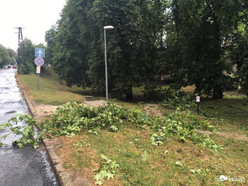 Zalaegerszeg a vihar után 