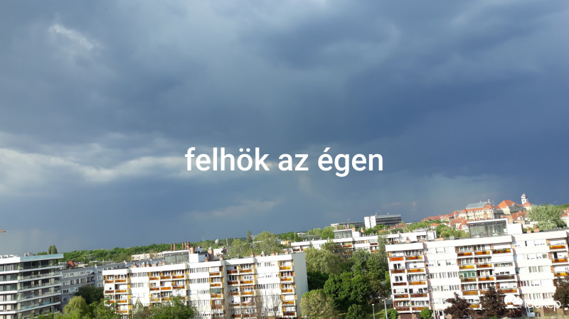 felhők az égen