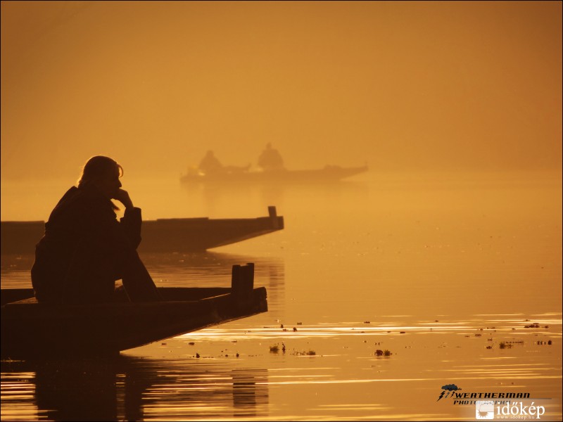 Alone on the lake...