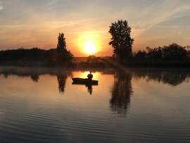 Központban a horgász