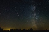 Perseidák a tejút mellett