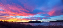 Színes naplemente a Tisza-tónál 1.