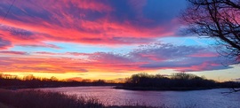 Színes naplemente a Tisza-tónál 2.