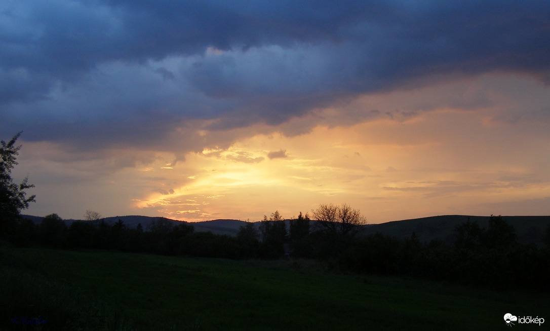 Naplemente esőután. 2017.5.