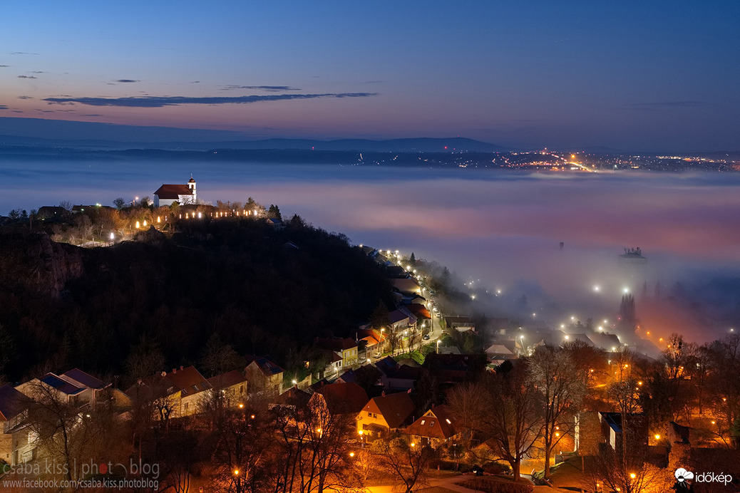 Pécs - ködös, párás hajnal