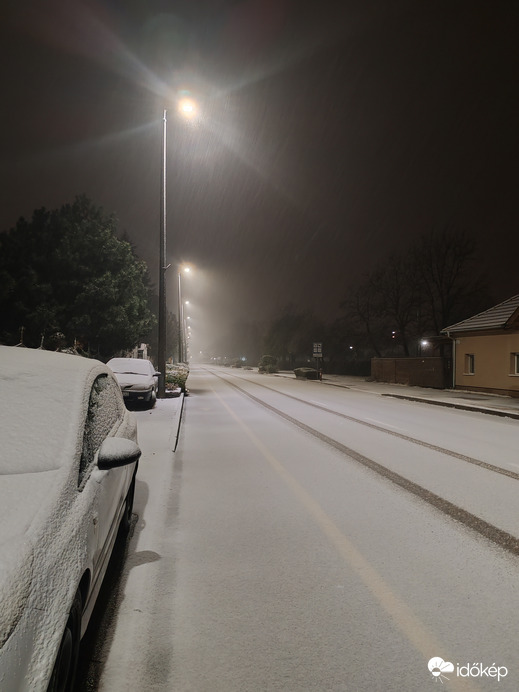 Siófokra is megérkezett a tél :)