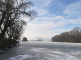 2019.01.31 A befagyott Tisza a Tokaji-heggyel