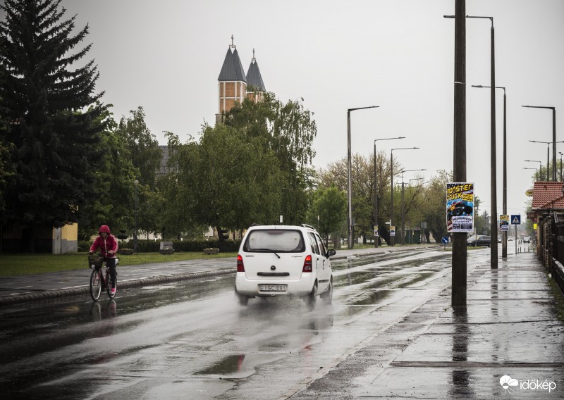 Felhőszakadás és jégeső Mezőkövesden 3.