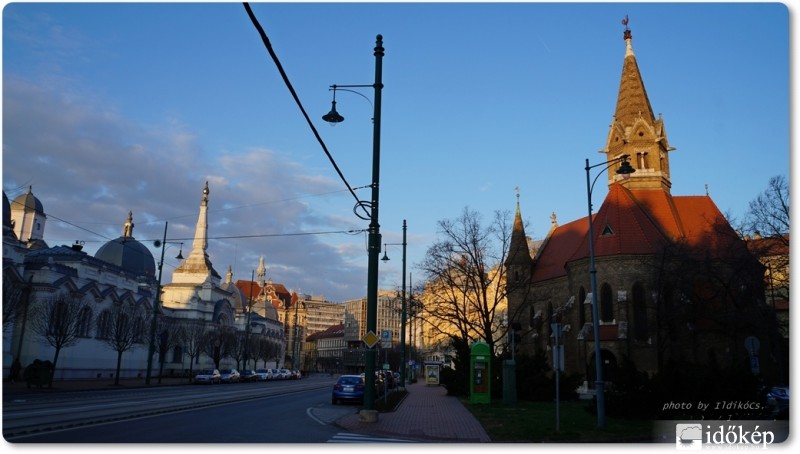 Szeged a korai fényekkel