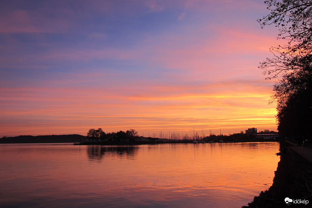 Naplemente Balatonfüredről 2. 