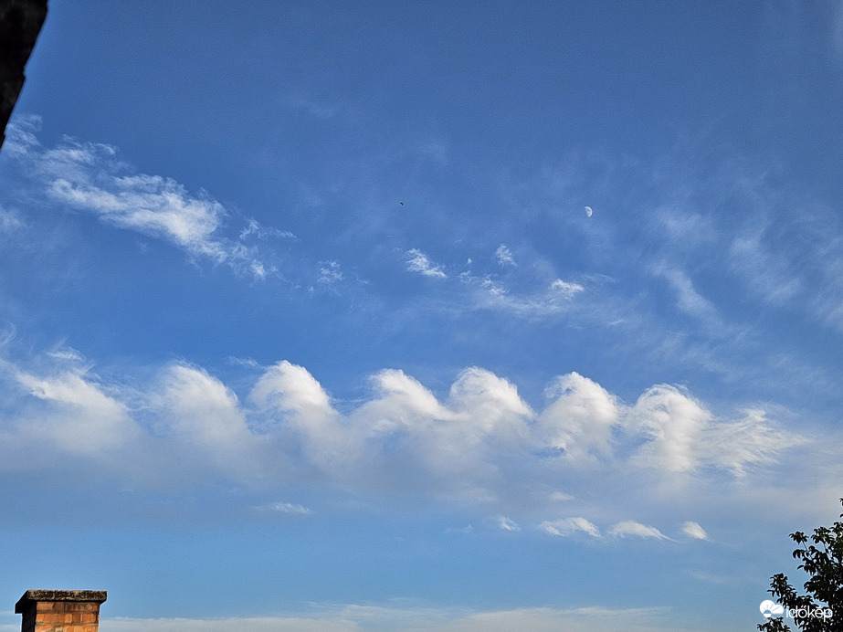 Kelvin-Helmholtz felhők Székesfehérvár felett.