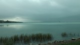 Balaton  borongós időben