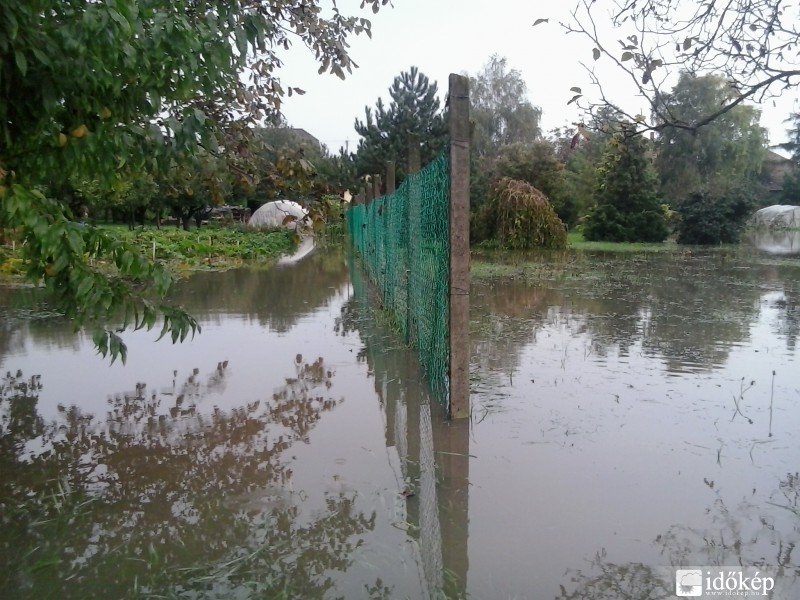 Ikva áradása Petőháza 2014 09 14