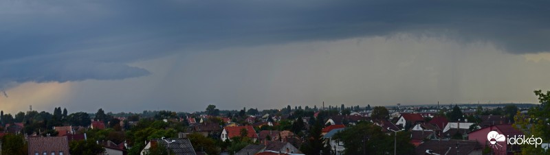 Közelít Budapest felé a zivatar