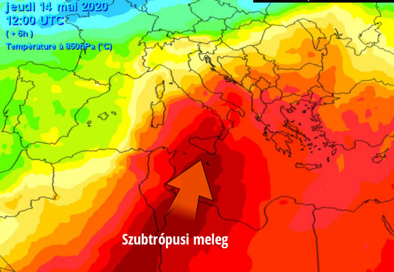 Forrás: Meteociel.fr