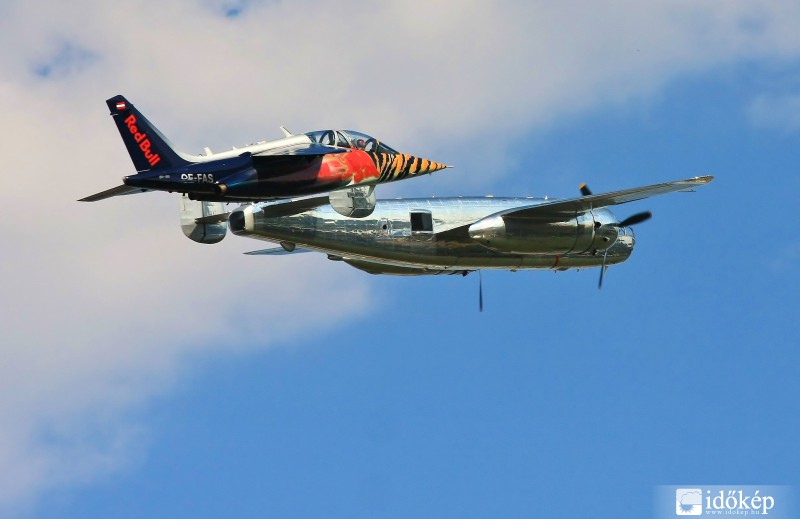 North American B-25 Mitchell és Alpha Jet,2015.07.05.