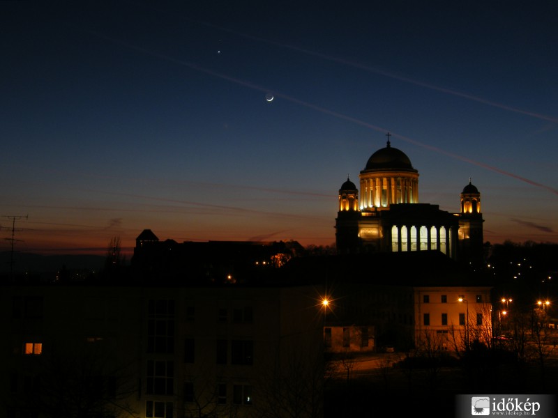 Esztergom naplemente