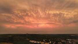 Petőfibánya felett 20:35 kor