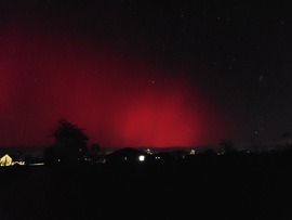 Aurora Borealis(Sarki fény) Szamosdaráról nézve