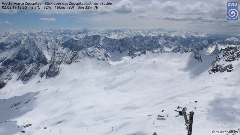 Zugspitze május 2-án