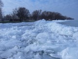 Zamárdi szabadstrand,télen.