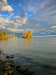 Őszi Balaton-part