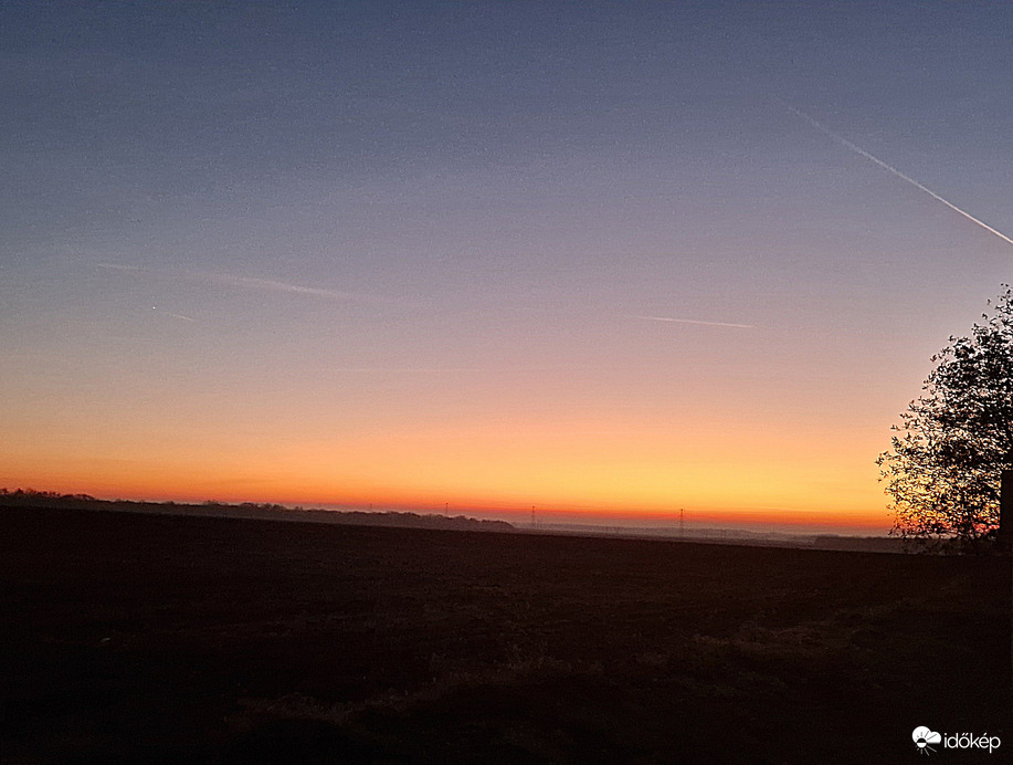 Naplementében Fürdő Horizont