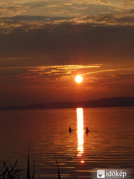 Balatonboglári naplemente