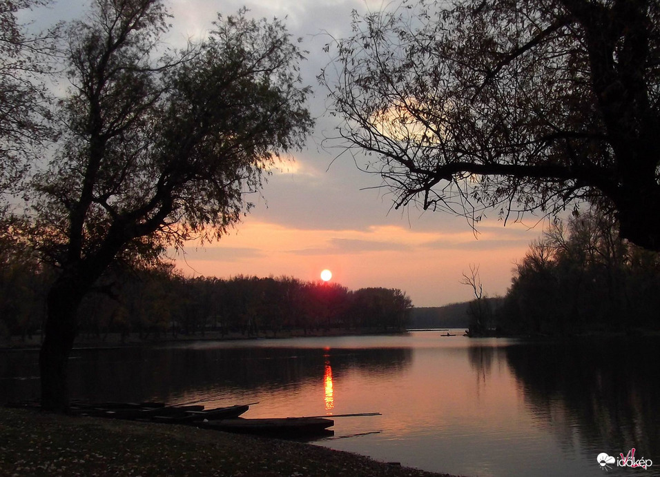  Őszi naplemente_ Mártély Tisza-Holtág