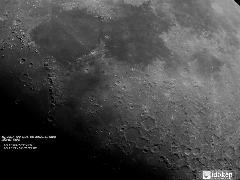 Mare Serenitatis, Mare Tranqulitatis