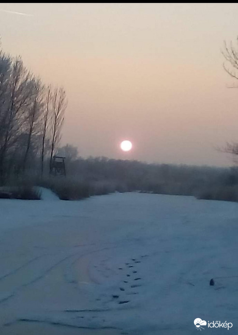 Naplemente a berekben